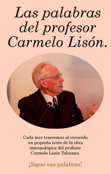 Las palabras del profesor Carmelo Lisón