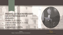 Premio Extraordinario de ensayo sobre la obra de Carmelo Lisón